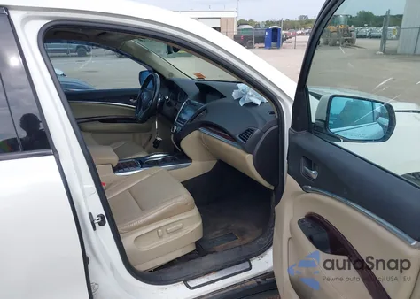 2016 Acura Mdx Technology Acurawatch Plus Packages/Technology Package from USA, damaged, VIN 5FRYD4H43GB016998